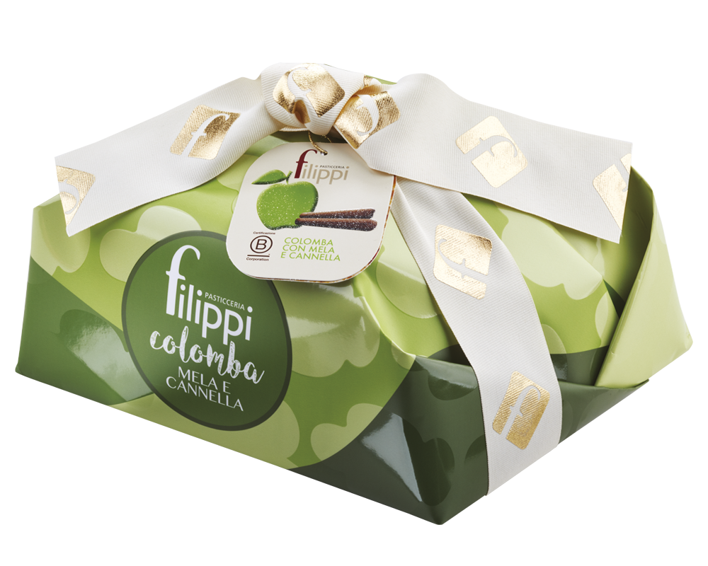 Colomba aux pommes confites et cannelle