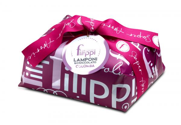 COLOMBA SUPER AVORIE' LAMPONI E CIOCCOLATO GR 1000