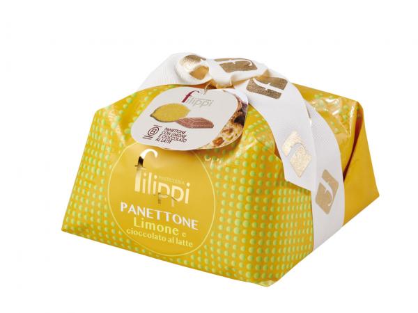 PANETTONE LIMONE E CIOCCOLATO AL LATTE GR 500