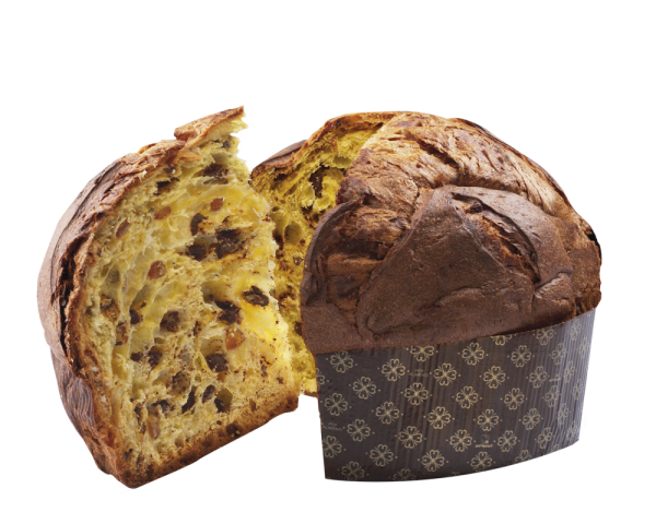 PANETTONE CON ARANCIA E CIOCCOLATO GR 500