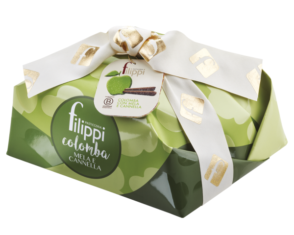 Colomba aux pommes confites et cannelle