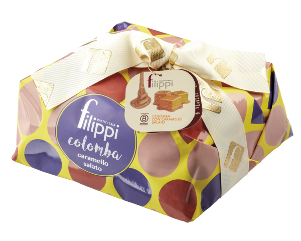 Colomba au caramel salé