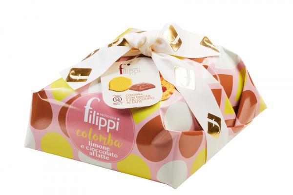 COLOMBA CON LIMONE E CIOCCOLATO AL LATTE GR 1000