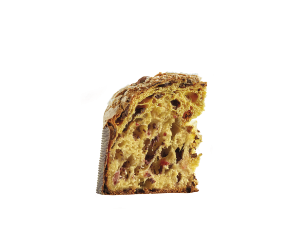 COLOMBA CON FRAGOLINE DI BOSCO E CIOCCOLATO AL LATTE GR 750