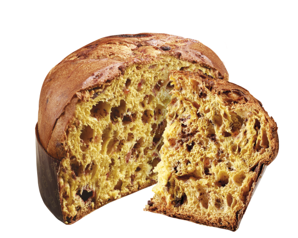 PANETTONE CON FRAGOLINE DI BOSCO E CIOCCOLATO AL LATTE GR 500