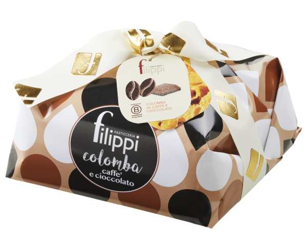 COLOMBA AL CAFFE' E CIOCCOLATO FONDENTE GR 750