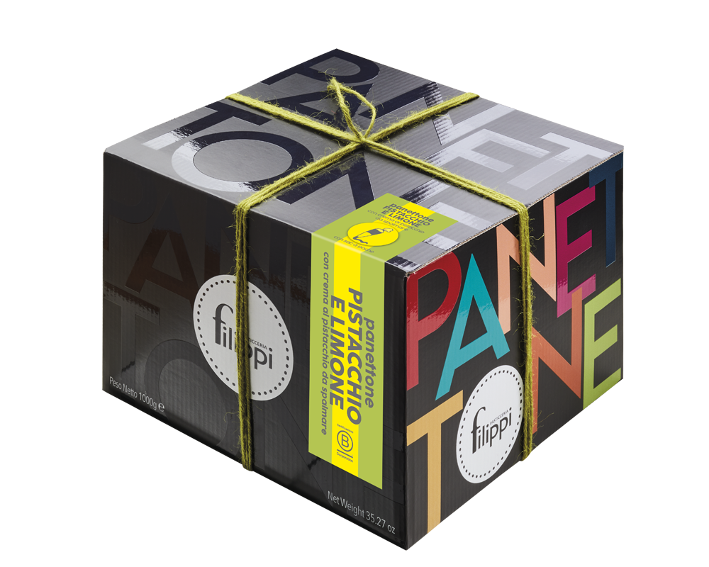 PANETTONE AVEC PISTACHE, CITRON CONFIT ET CRÈME DE PISTACHE À TARTINER 1000